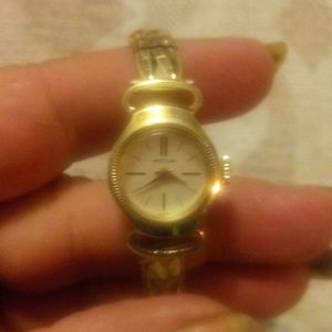 Vintage 1950s Westclox gold plated ladies watch